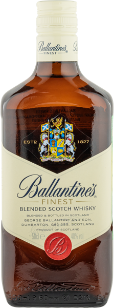 Изображение Виски купажированный Баллантайнс файнест 3 года Джордж Баллантайн с/б, 0,5 л