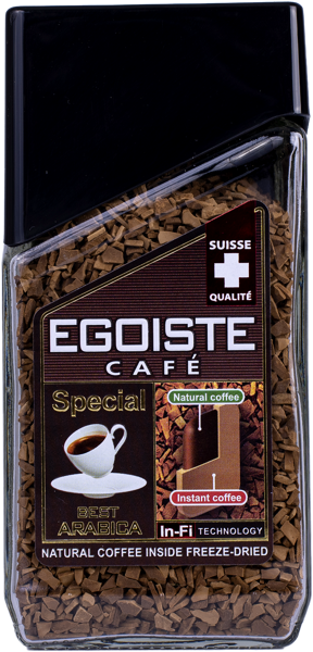 Изображение Кофе растворимый Эгоист спешиал технология ин-фи Хаго ЛТД с/б, 50 г