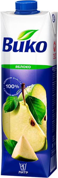 Изображение Сок Вико яблоко ЮСК т/п, 1 л