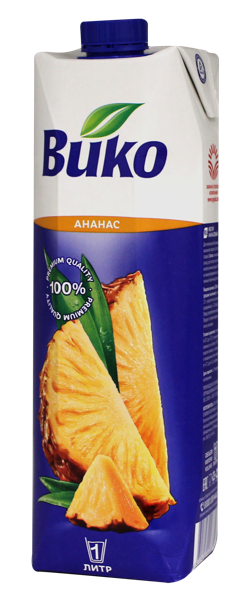 Изображение Сок Вико ананас ЮСК т/п, 1 л