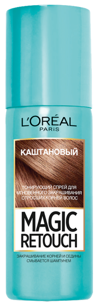 Изображение Спрей для волос тонирующий Мэджик Ретач каштан Лореаль п/у, 75 мл