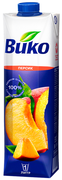 Изображение Нектар Вико персик ЮСК т/п, 1 л