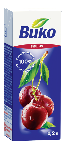 Изображение Нектар Вико вишня ЮСК т/п, 0,2 л