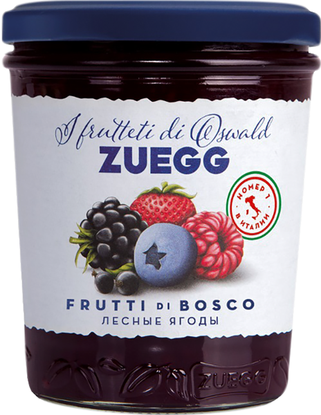 Изображение Конфитюр Экстра Цуегг лесные ягоды Цуегг Дойчлэнд с/б, 320 г