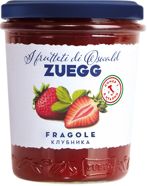 Изображение Конфитюр Экстра Цуегг клубника Цуегг Дойчлэнд с/б, 320 г