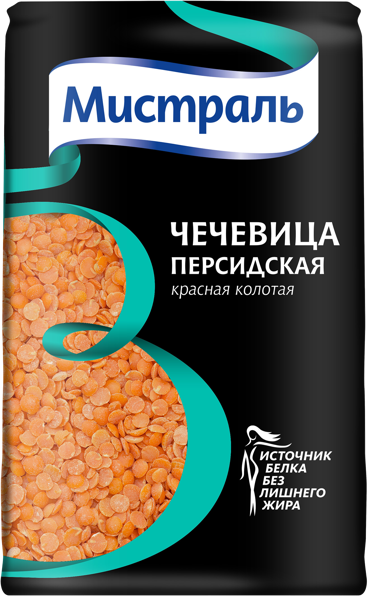 Изображение Чечевица красная Мистраль Мистраль Трейдинг м/у, 450 г