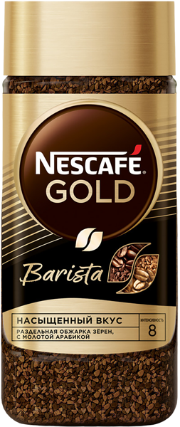 Изображение Кофе растворимый Нескафе голд бариста Нестле с/б, 85 г