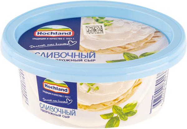 Изображение Сыр творожный Хохланд сливочный Хохланд Руссланд кор, 140 г