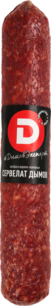 Изображение Колбаса сырокопченая Дымов сервелат Дымовское КП вес 