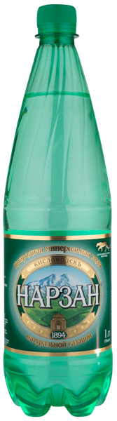 Изображение Мин вода газ рН 5,8-6,1 Нарзан лечебно-столовая Нарзан п/б, 1 л