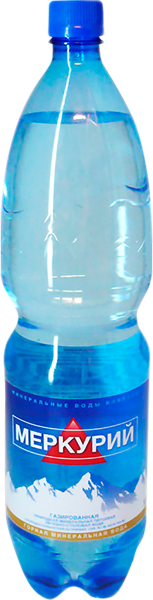 Изображение Мин вода газ рН 7,0-7,7 Меркурий лечебно-столовая Меркурий п/б, 1,5 л