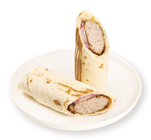 Изображение Люля-Кебаб в лаваше на мангале С курицей, говядиной, сыром Моцарелла СП ТАБРИС бум/уп, 240 г