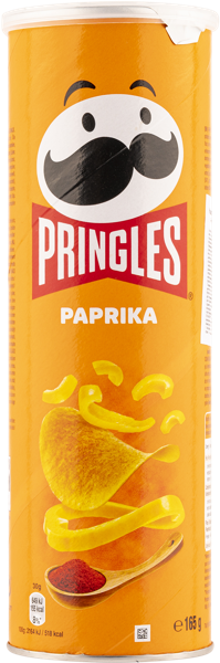 Изображение Чипсы картофельные Принглс с паприкой Келлогс кор, 165 г