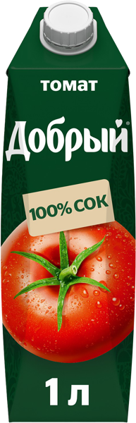 Изображение Сок Добрый томат Мултон т/п, 1 л