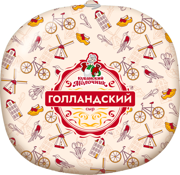 Изображение Сыр 45% полутвердый Староминский сыродел голландский Сыродел  