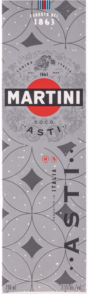 Изображение Вино игристое белое сладкое Мартини асти Мартини энд Росси п/у, 0,75 л