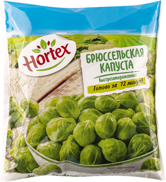 Изображение Овощи замороженные Агама брюссельская капуста Агама м/у, 400 г