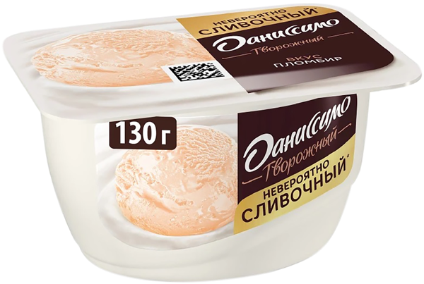 Изображение Творог 5,4% Даниссимо пломбир Эйч энд Эн п/б, 130 г