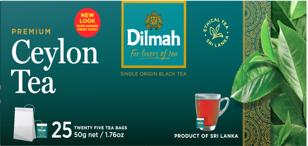 Изображение Чай в пакетиках Дилма черный Дилма кор, 25*2 г