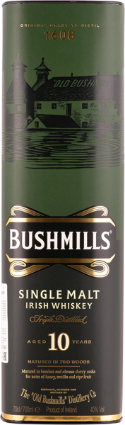 Изображение Виски односолодовый Бушмилс сингл молт 10 лет Бушмилс п/у, 0,7 л