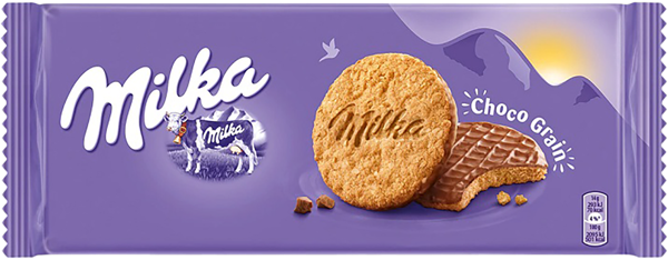 Изображение Печенье в шоколаде Милка чоко грейнс зерновое Мондэлис м/у, 126 г