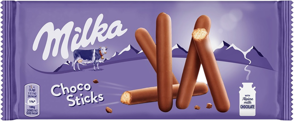 Изображение Печенье в шоколаде Милка стик Мондэлис м/у, 112 г