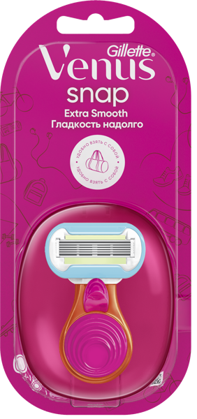 Изображение Станок для бритья 5 лезвий Жиллетт венус снап имбрейс+1 кас Проктер Энд Гэмбл п/у, 1 шт