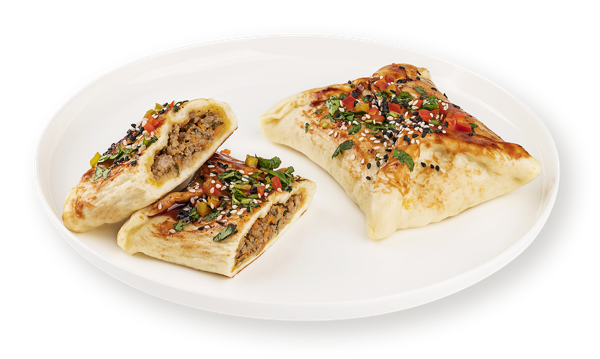 Изображение Пирожок жареный Со свино-говяжьим фаршем по-корейски СП ТАБРИС м/у, 100 г