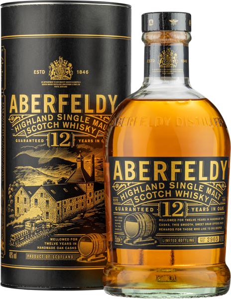 Изображение Виски односолодовый Аберфелди хайлэнд 12 лет Аберфелди п/у, 0,75 л