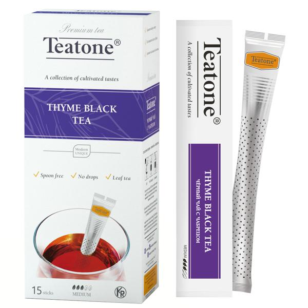 Изображение Чай черный ТиТон с чабрецом А-Трейд кор, 15*1,8 г