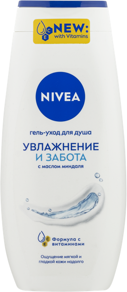 Изображение Гель для душа Нивея нежное увлажнение Байерсдорф ООО п/у, 250 мл