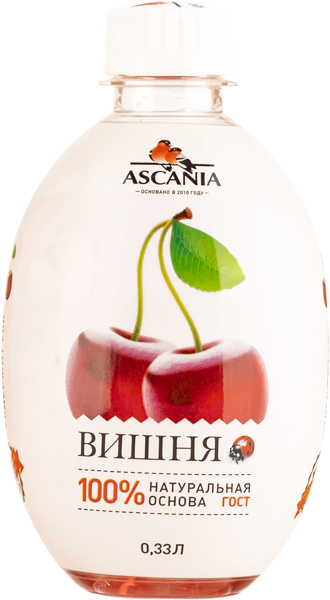 Изображение Напиток газ Аскания вишня Аскания п/б, 0,33 л