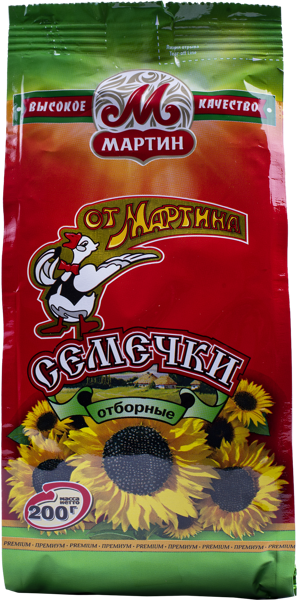 Изображение Семечки подсолнечника От Мартина отборные Мартин м/у, 200 г