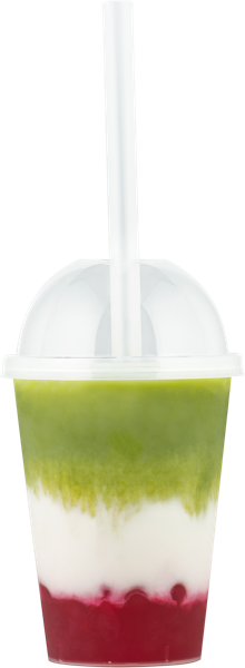 Изображение Напиток чайный Бабл Айс Ти Матча зеленая- латте-кокос-малина СП ТАБРИС стакан 450 мл, 1 шт