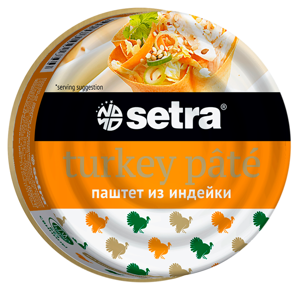 Изображение Паштет Сетра из индейки Яхор ж/б, 100 г