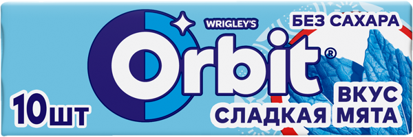 Изображение Жевательная резинка Орбит сладкая мята Марс м/у, 13,6 г