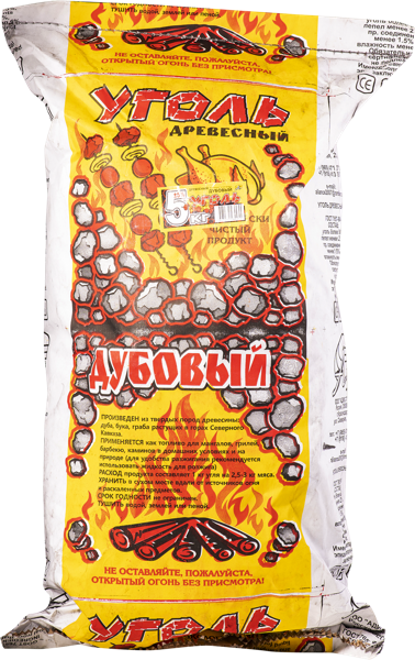 Изображение Уголь дубовый Древесный Адис 777 к/у, 5 КГ