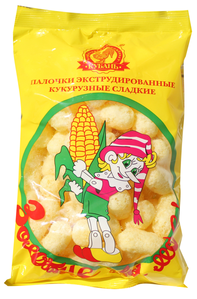 Изображение Кукурузные палочки г.Тимашевск Золотце ты мое сладкие Кубань КК ОАО м/у, 130 г