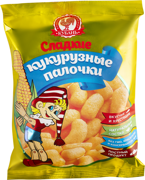 Изображение Кукурузные палочки г.Тимашевск Золотце ты мое сладкие Кубань КК ОАО м/у, 43 г