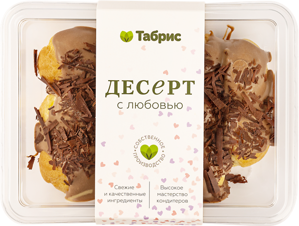 Изображение Торт заварной Профитроль . с сырным кремом СП ТАБРИС п/б, 310 г