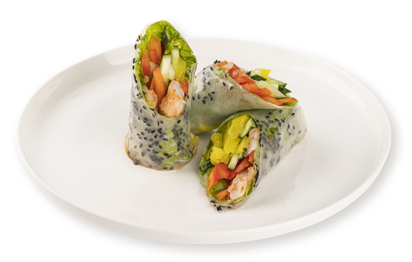 Изображение Спринг-ролл с соусом Сладкий чили С креветкой овощами СП ТАБРИС пл/уп, 60 г