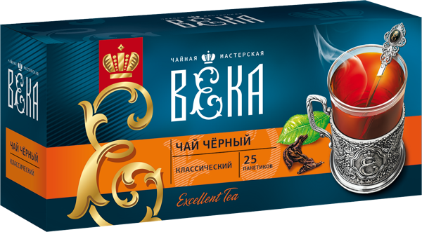 Изображение Чай черный в пакетиках Краснодарский с 1901 года Объединение Краснодарский чай кор, 25*1,7 г