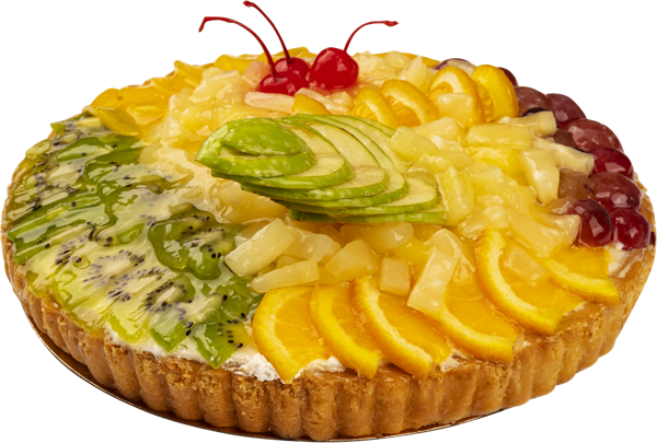 Изображение Торт песочный Кростата фруктовая с творожным кремом СП ТАБРИС кор 