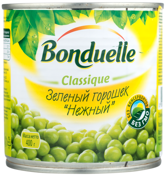 Изображение Горошек зеленый Бондюэль нежный Бондюэль ж/б, 400 г