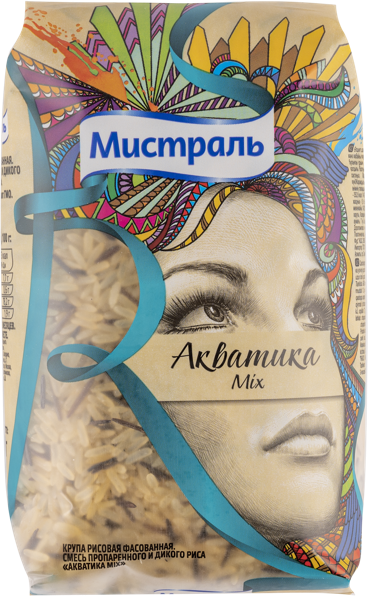 Изображение Рис дикий Мистраль пропаренный Мистраль Трейдинг м/у, 500 г