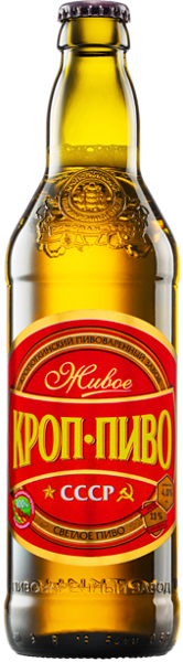 Изображение Пиво светлое Лагер 4,0% Кропоткинское ссср Кроп-пиво с/б, 0,5 л