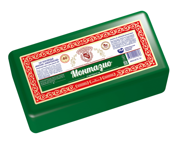 Изображение Сыр 40% полутвердый Новокубанский монтазио Новокубанский МК  