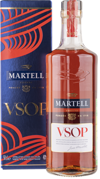 Изображение Коньяк от 4-х лет 40% Мартель всоп Мартель Компани с/б, 0,5 л
