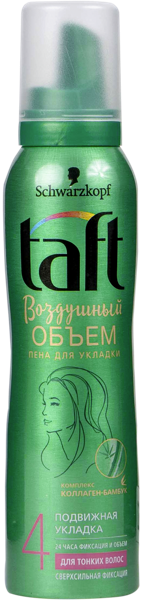 Изображение Пена для волос фикс №4 Тафт объем сверхфиксация Шварцкопф ж/б, 150 мл