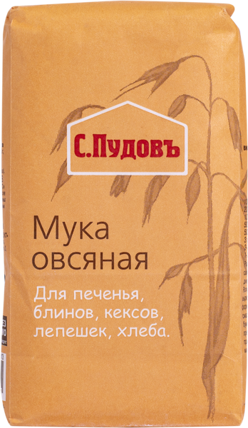 Изображение Мука овсяная С.Пудовъ Хлебзернопродукт м/у, 400 г